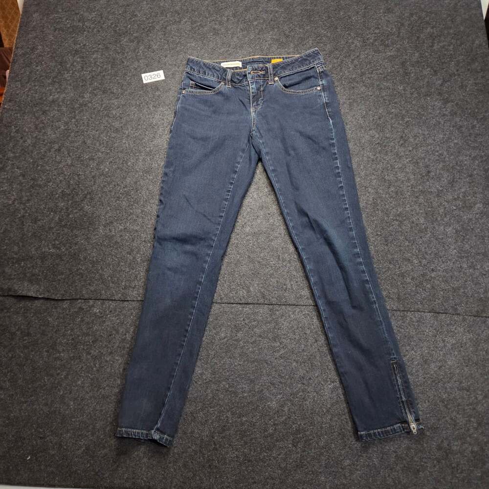 Pilcro and the Letterpress Jeans Size 26 Dark Wash Ankle Zip